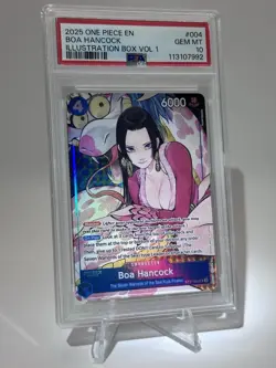 PSA 10 BOA HANCOCK 2025 ONE PIECE PROMOS ILLUSTRATION BOX VOL.1 - Image 2