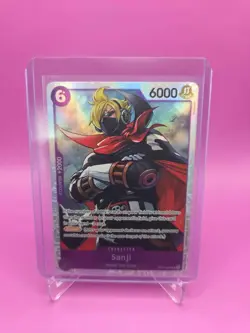 One Piece TCG English OP07-064 Sanji SR Foil - Image 1