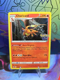 Pokemon Go Charizard TCG Card 010/078 NM/M Rare Holo - Image 1