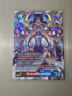 GraceNovamon BT25-103 Secret Rare Digimon Card Game Dual Revolution - Image 1