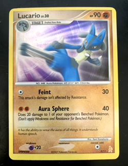 Pokemon Card • Lucario DP Trainer Kit: Manaphy & Lucario 3/11 Holo - Image 1