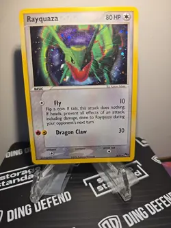 Rayquaza Holo Rare Card 3/17 LP Pop Series 1 Promos Pokemon TCG Card 2006 - Image 1