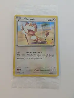 Pokemon Meowth 53/83 20th Anniversary Sealed Promo TCG Card - Image 1
