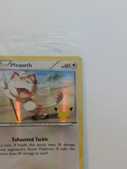 Pokemon Meowth 53/83 20th Anniversary Sealed Promo TCG Card - Image 4