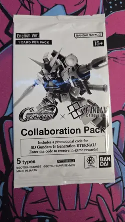 Gundam Card Game X G -Eternal Collaboration Pack Sealed (x8 Packs Total) - Image 2