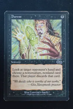 Magic The Gathering MTG DURESS Urza's Saga MP Moderately Played - Image 1