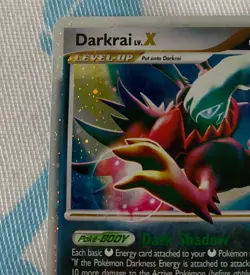 AUTHENTIC 2008 Pokemon Card Darkrai LV.X (Diamond & Pearl Black Star Promo 19) - Image 5