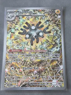 Pokemon Magneton SVP 159 Surging Sparks ETB Sealed Illustration Promo NM - Image 1