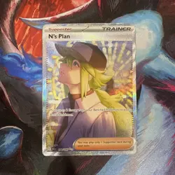 Pokemon N's Plan 170/086 Sv: Black Bolt Holo Trainer Special Illustration Rare - Image 1