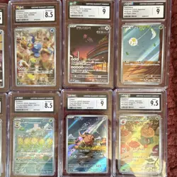 CGC Graded Japanese Pokemon Holo Art/Character Rare Full Art Lot 26 Cards - Image 2