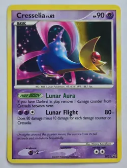 Pokemon TCG Cresselia DP51 Black Star Promo Holo Diamond and Pearl English 2009 - Image 1