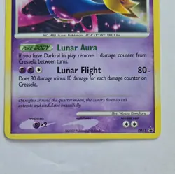 Pokemon TCG Cresselia DP51 Black Star Promo Holo Diamond and Pearl English 2009 - Image 3