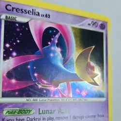 Pokemon TCG Cresselia DP51 Black Star Promo Holo Diamond and Pearl English 2009 - Image 4