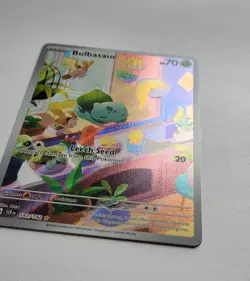 Pokemon Bulbasaur Full Art Holo 143/142 Sv07 Stellar Crown Illus Rare EN - Image 3