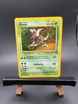 Pokemon TCG Holo Unlimited Rare Pinsir Jungle 9/64 Moderately Played - Image 1