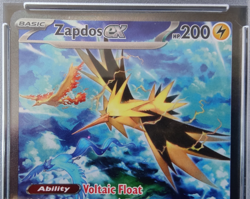 2023 Pokemon MEW EN- ZAPDOS EX #202/165 Special Illustration Rare-PSA 9 Mint! - Image 2