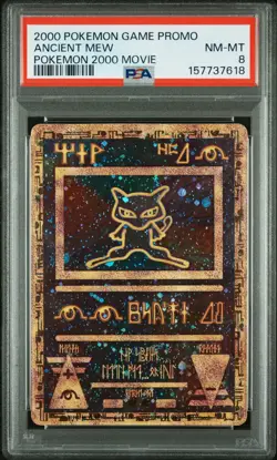 2000 POKEMON GAME MOVIE POKEMON 2000 MOVIE ANCIENT MEW PSA 8 - Image 1