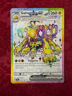 Pokemon TCG Galvantula ex Ultra Rare 159/142, Stellar Crown (NM) - Image 1