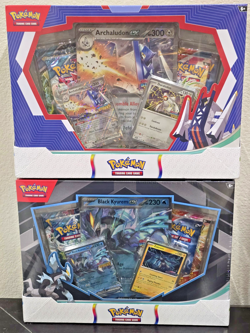 Pokemon Black Kyurem/Melmetal EX And Reshiram/Archaludon Collection Box Bundle - Image 3