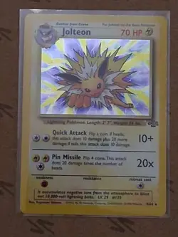 Jolteon 4/64 Jungle Rare LP Pokemon TCG - Image 1