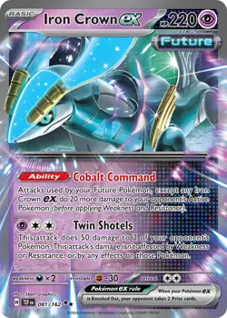 Iron Crown ex 81/162 Double Rare | Temporal Forces | Pokemon Card - Image 1