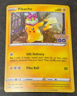 Pikachu Promo Holofoil SWSH: Partial Swirl SWSH234 LP Pokemon TCG - Image 1