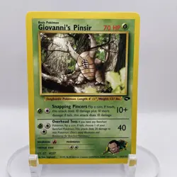 Giovanni's Pinsir 24/132 Gym Challenge LP Rare WOTC Pokemon TCG Vintage Single - Image 1
