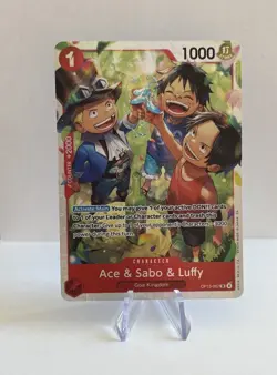 Ace & Sabo & Luffy OP13-007 SR - One Piece Carrying On His Will - Image 1