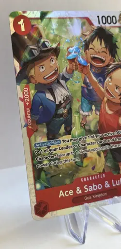 Ace & Sabo & Luffy OP13-007 SR - One Piece Carrying On His Will - Image 2