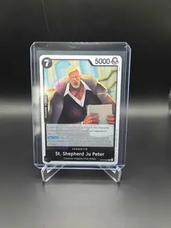 One Piece TCG English OP13-084 St. Shepherd Ju Peter R Foil - Image 1