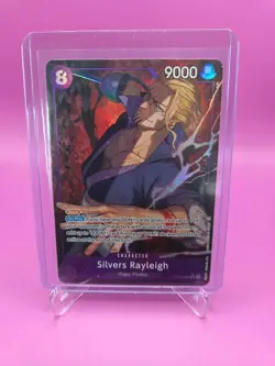 One Piece TCG English OP13-066 Silvers Rayleigh Alt Art Parallel - Image 1