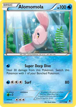 Alomomola 22/119 Common | Phantom Forces | Pokemon Card - Image 1