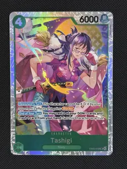 Tashigi EB03-018 SR Foil English One Piece TCG - Image 1