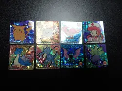 Pokemon GB Pocket Mini Card Prism Holo x8 Pikachu Lapras etc #5803 - Image 1