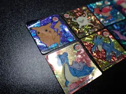 Pokemon GB Pocket Mini Card Prism Holo x8 Pikachu Lapras etc #5803 - Image 2