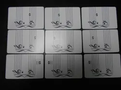 Pokemon Music Musical Note Card x9 Pikachu Tyranitar Dragonite Evolutions #3737 - Image 10
