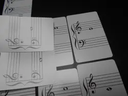 Pokemon Music Musical Note Card x9 Pikachu Tyranitar Dragonite Evolutions #3737 - Image 13