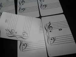 Pokemon Music Musical Note Card x9 Pikachu Tyranitar Dragonite Evolutions #3737 - Image 15