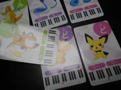 Pokemon Music Musical Note Card x9 Pikachu Tyranitar Dragonite Evolutions #3737 - Image 8