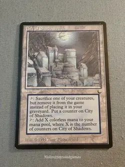 MTG The Dark City of Shadows Magic The Gathering Rare - Image 1