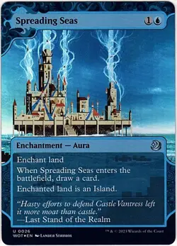 MTG Wilds of Eldraine Enchanting Tales Spreading Seas Foil (Uncommon) - Image 2