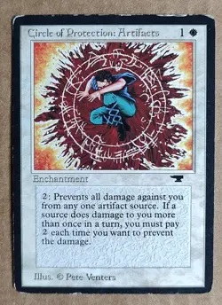 MTG Antiquities - Circle of Protection: Artifacts - VG - Free Shipping - Image 1