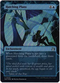MTG Wilds of Eldraine Enchanting Tales Hatching Plans Foil (Uncommon) - Image 2