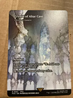 Crystal of Altar Cave Showcase - Final Fantasy: Through the Ages MTG NON FOIL - Image 1