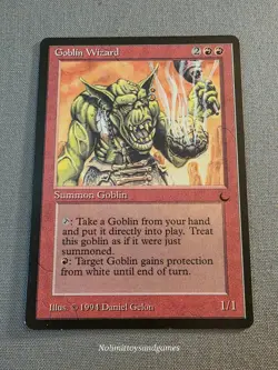 MTG The Dark Goblin Wizard Magic The Gathering Rare - Image 1