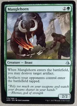 Manglehorn - Amonkhet (AKH) - Uncommon Regular - LP - MTG - Image 1