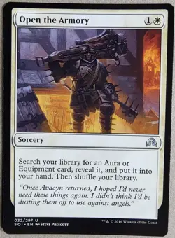Open the Armory - Shadows Over Innistrad (SOI) - Uncommon Regular - NM - MTG - Image 1