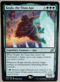 Kogla, the Titan Ape - Ikoria: Lair of Behemoths (IKO) - Regular Rare - NM - MTG - Image 1