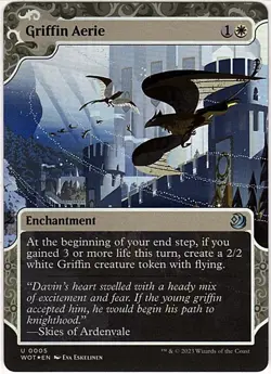 MTG Wilds of Eldraine Enchanting Tales Griffen Aerir Foil (Uncommon) - Image 2