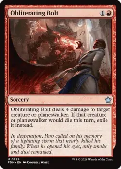 Obliterating Bolt - Near Mint MTG Foundations - Image 1
